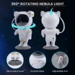 Astronaut Galaxy Projector Lamp