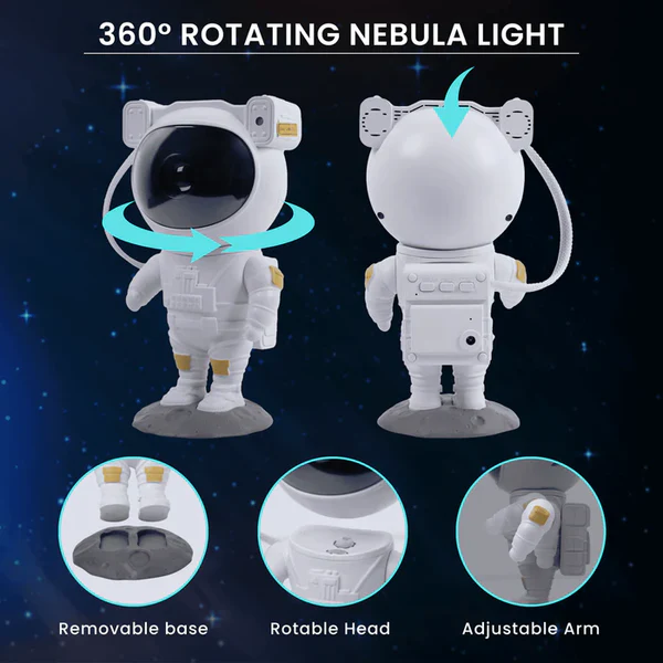 Astronaut Galaxy Projector Lamp